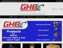 Tablet Screenshot of globalhorizonsllc.com